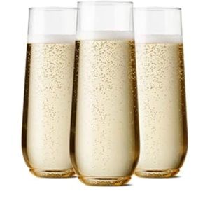 New TOSSWARE 9oz Flute 2 pack - set of 7 (14 flutes)